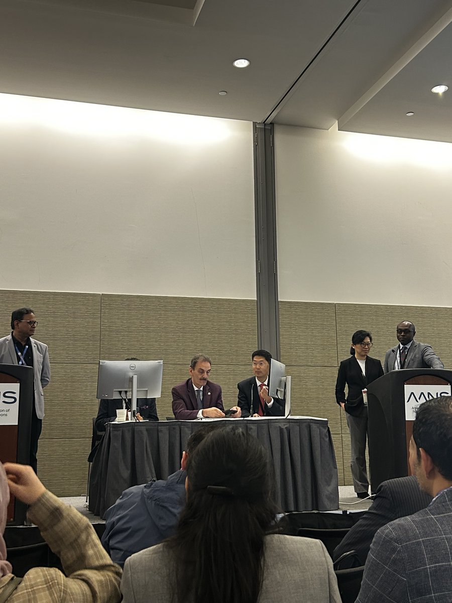 Stanford Neurosurgery (@stanfordnsurg) on Twitter photo Our chair <a href="/MichaelLimMD/">Michael Lim, MD</a> moderated one of the final #AANS2025 sessions. He defined complications and their impact on surgeons and their patients. We are proud of our leadership at Stanford for guiding the next generation of neurosurgeons to engage in compassionate care. Our chair <a href="/MichaelLimMD/">Michael Lim, MD</a> moderated one of the final #AANS2025 sessions. He defined complications and their impact on surgeons and their patients. We are proud of our leadership at Stanford for guiding the next generation of neurosurgeons to engage in compassionate care.