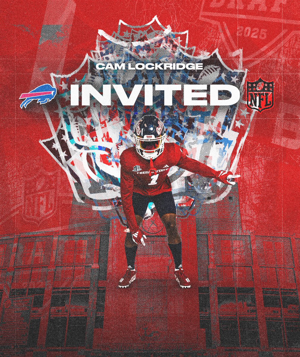 Fresno State Football (@fresnostatefb) on Twitter photo invite secured ๐
<a href="/cambino5/">Cam Lockridge</a> has received an invite to the <a href="/BuffaloBills/">Buffalo Bills</a> rookie mini camp๐ invite secured ๐
<a href="/cambino5/">Cam Lockridge</a> has received an invite to the <a href="/BuffaloBills/">Buffalo Bills</a> rookie mini camp๐