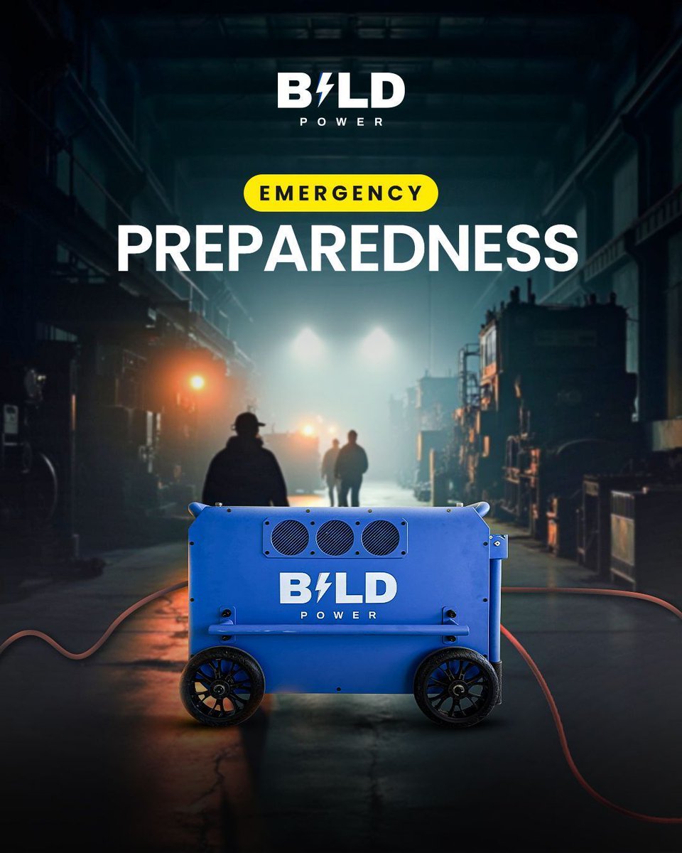 bildpower_io's tweet photo. Ensure your facility is prepared for unexpected power outages with OffGrid Pro's dependable backup power.​

⚡ Be First. Save Big. Join the VIP list for exclusive pre-order discounts—only for the next 35 spots! Claim yours now: https://t.co/qZBFHqjD7S

#OffGridPro #EmergencyPower https://t.co/93aT7yiV5A