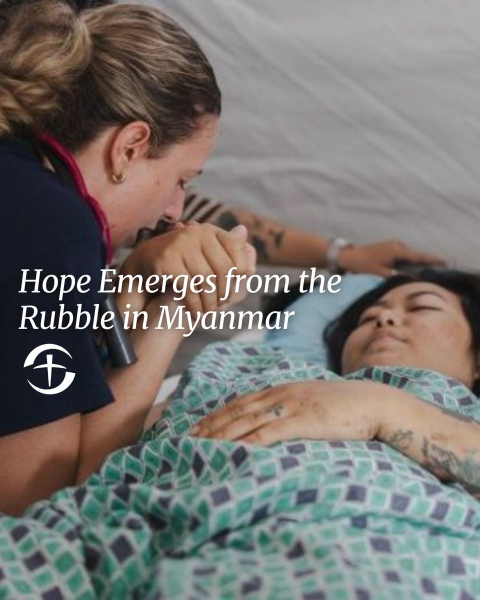 Following the earthquake in Myanmar, Sanda* needed an above-the-knee amputation of her leg. Amid the pain and loss, she has been lovingly cared for by the Samaritan’s Purse medical staff. 

Help support our response: bit.ly/4iH97B8