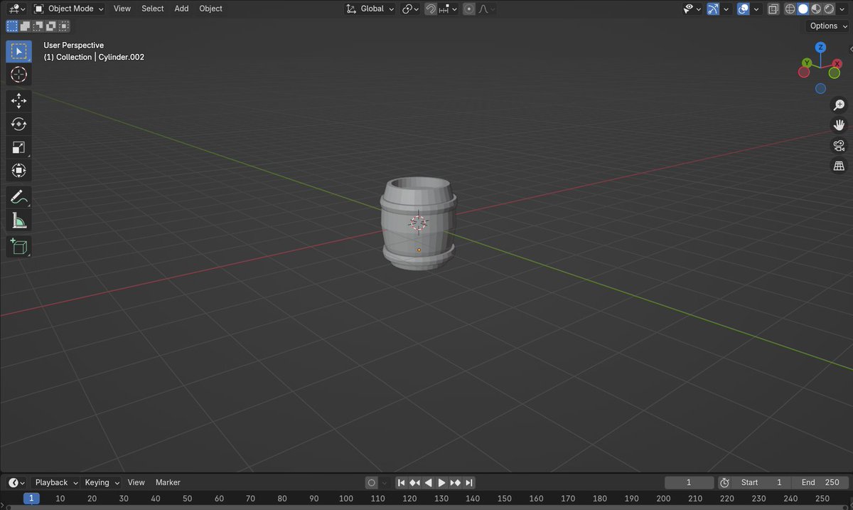 silentTaze's tweet photo. Slow day today, but I wanted to work on something so I modeled a barrel. Will also texture this one later this week. #UEFN #b3d https://t.co/jq9H4w9ljV
