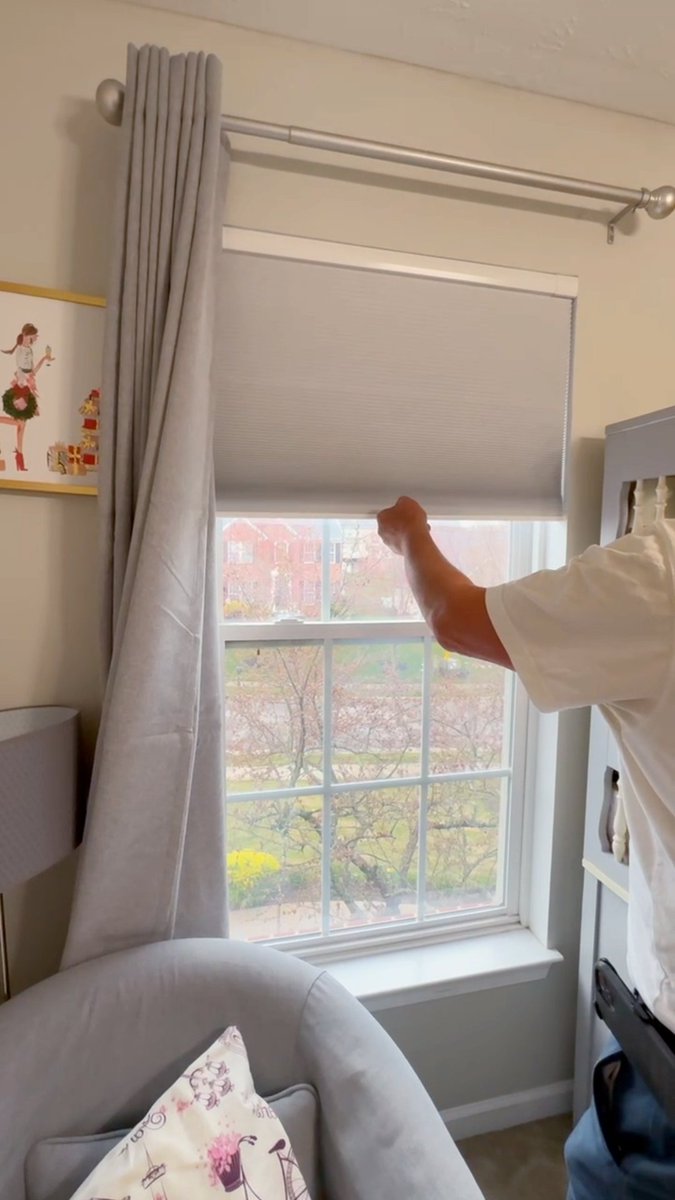danavento's tweet image. the NO TOOLS needed Blind installation for #Lightfiltering blinds at a reasonable price these are amazing #ad amzn.to/4iyfYN3