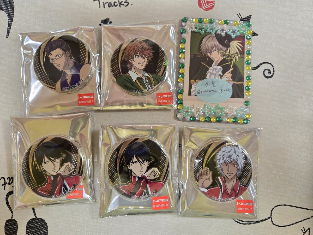 yuuzutsu_goods's tweet photo. 【交換、譲渡】テニスの王子様　テニプリ展　

譲：アルティメタル缶バッジ
★仁王、★忍足、千石、木手、徳川、種ヶ島

キャラバッジ
★跡部、★忍足、★真田、橘、神尾、葵、佐伯、赤澤、亜久津、木手

求：白石＞不二＞定価+送料

郵送でのお取引。
★は交換のみ。
検索からでもお気軽に。 https://t.co/3lDiY5GHRj