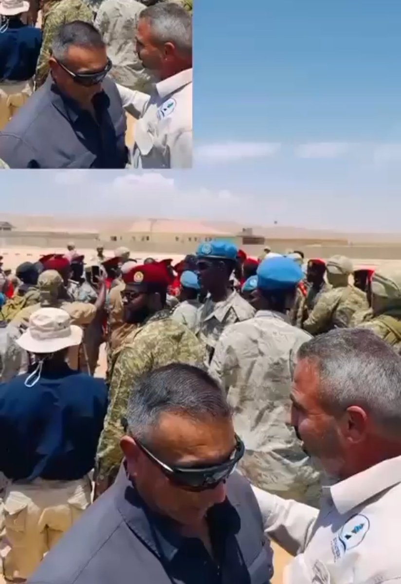 AfriMEOSINT's tweet image. Colombian 🇨🇴 mercenaries, brought by the #UAE 🇦🇪, have once again been sighted at the Puntland Maritime Police Force (#PMPF) Main Base in #Bosaso. Their presence was noted during a recent inspection tour by Said Abdullahi Deni, the sitting President of the 🇸🇴 Puntland region.