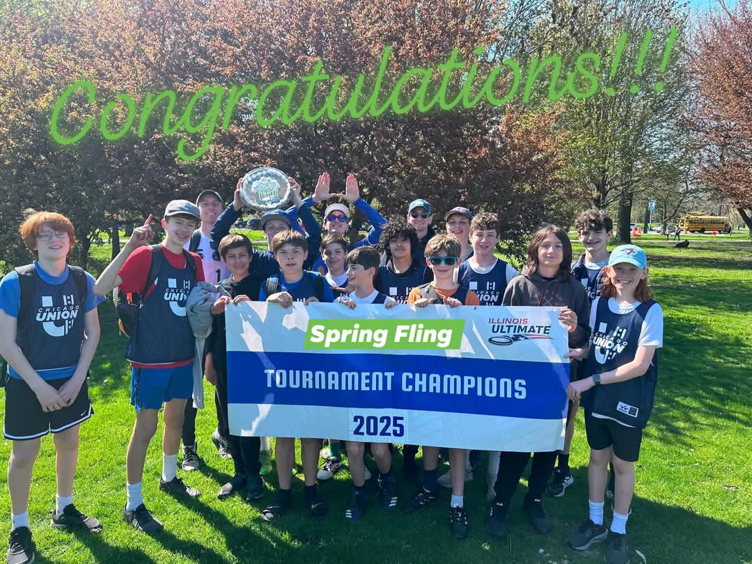🙌 2025 Middle School Spring Fling Champs = The Chicago Union Academy! 🎉 

Congratulations!!! Nice work on the field!! 

#flatlandersloveflatball 
#springintoultimate
#cupcakesorcookiecakevotenowwhichisbetter 

💙 <a href="/gochicagounion/">Chicago Union</a>