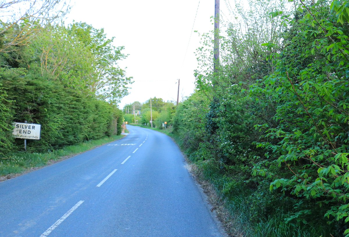 JamesAbbott2013's tweet photo. Another local hedgerow facing destruction in #SilverEnd #Essex .
A site refused planning by #Braintree DC was subsequently granted on Appeal by Govn. Inspector.
The entire front hedge (RHS of photo) is to be removed. A hole has already been cut with remains of trees piled up. https://t.co/2TwUsd9qVo