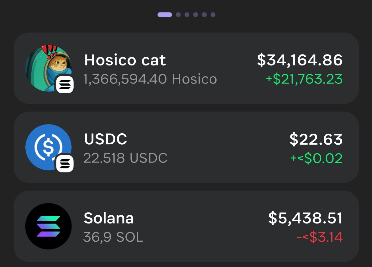 Some bets change your life forever

$HOSICO was that bet for me 🤝

Paying it forward: giving away 15 $SOL 🙏

❤️ LIKE + 💬 DROP your SOL wallet
🔁 RT to boost your odds 🍀

Ends once $HOSICO hits $70M MC - and it’s CLOSE!