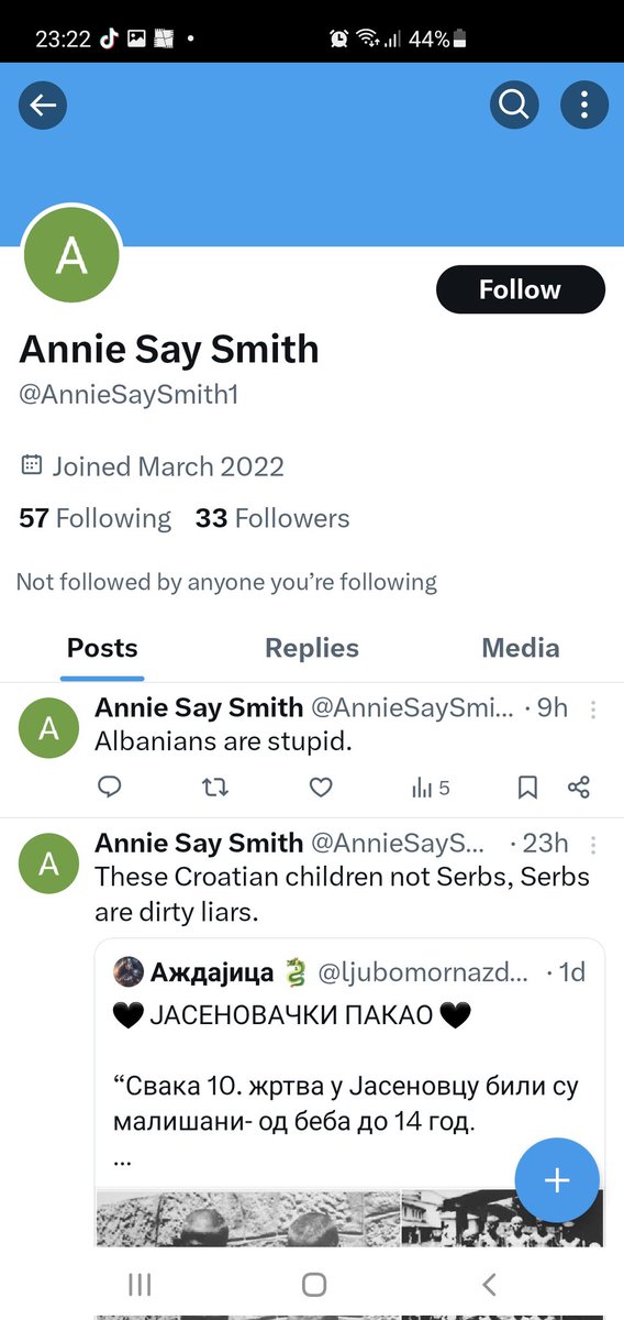 VelajAlex's tweet image. Anni say smith is anti albanian propaganda account 🙄  just block him/her