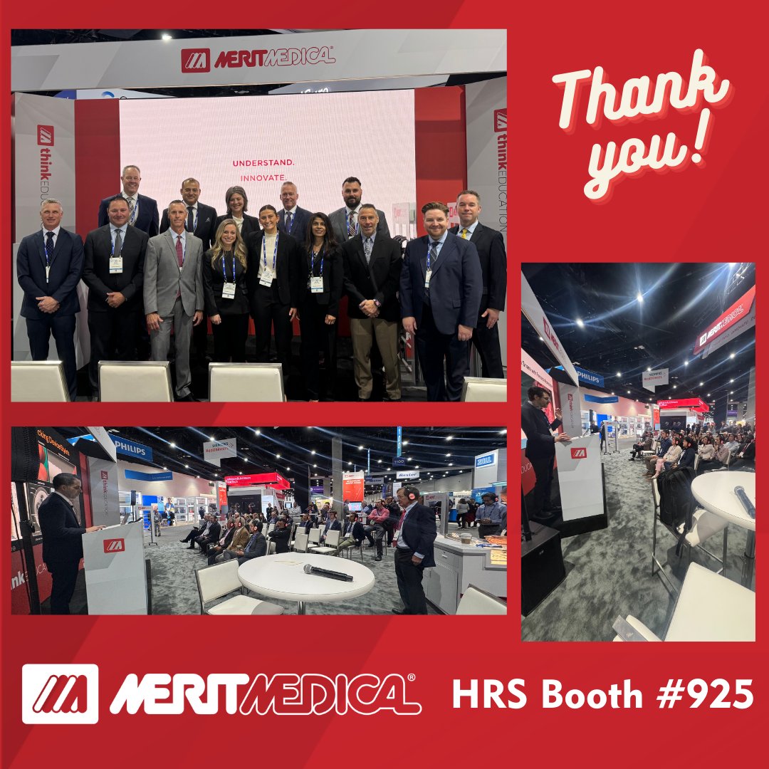 Merit_EP's tweet photo. Thank you to everyone who visited our booth at #HRS2025! Your presence and engagement made the event truly special.

A special shout-out to the doctors for their insightful speeches on the future of electrophysiology. Stay tuned for more updates and exciting developments! #ePeeps https://t.co/AwDoXozmJP