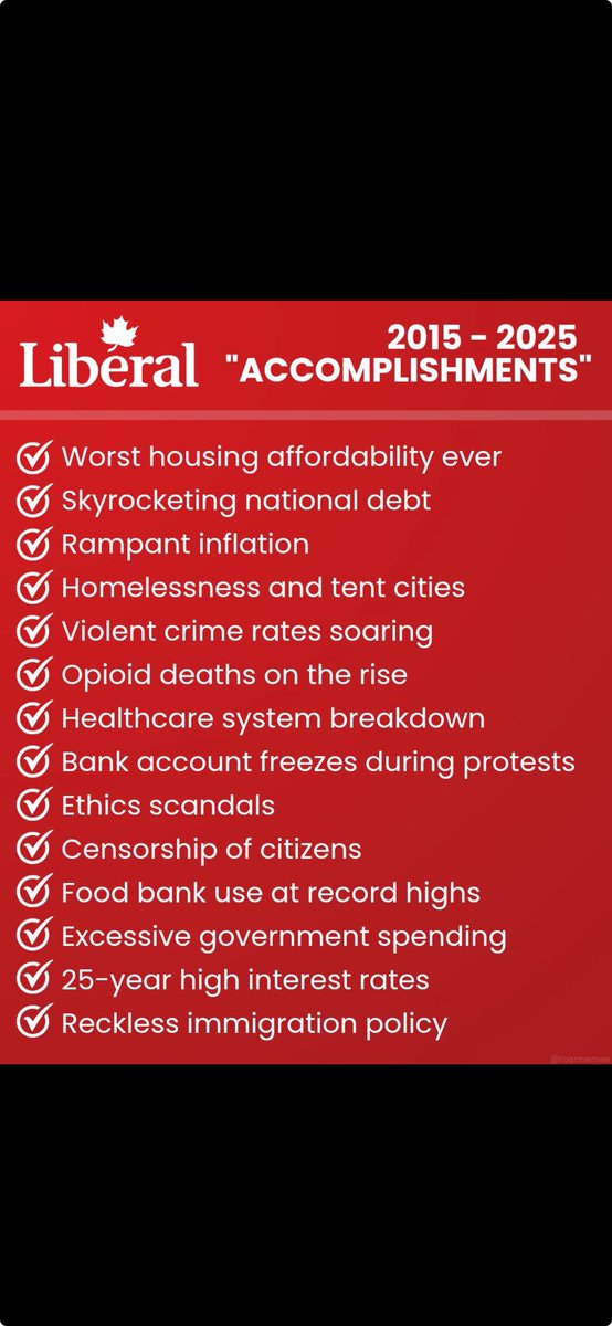trudeauclown's tweet photo. @MarkJCarney Not voting for more of this! https://t.co/P4AZATaeth