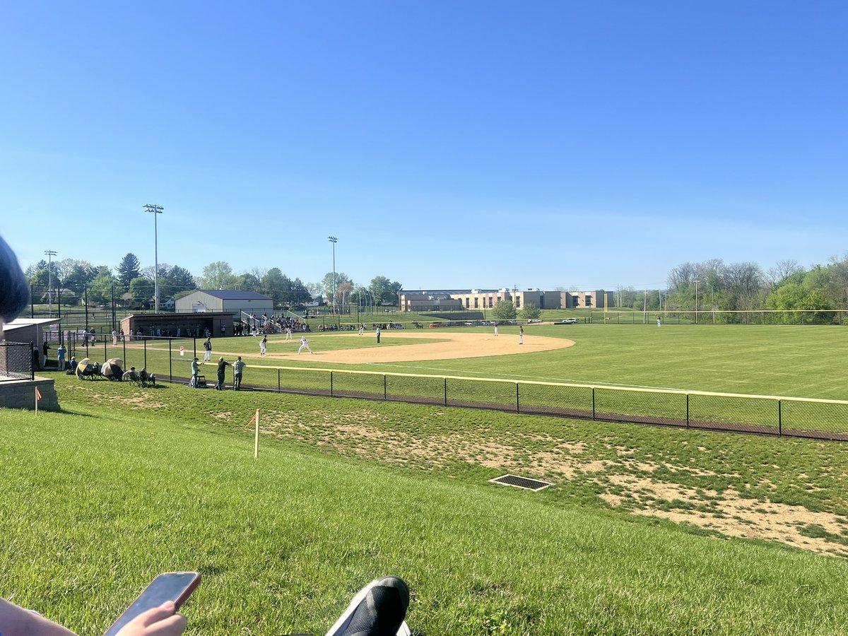 A great afternoon watching a few innings of Cedars baseball with my son!