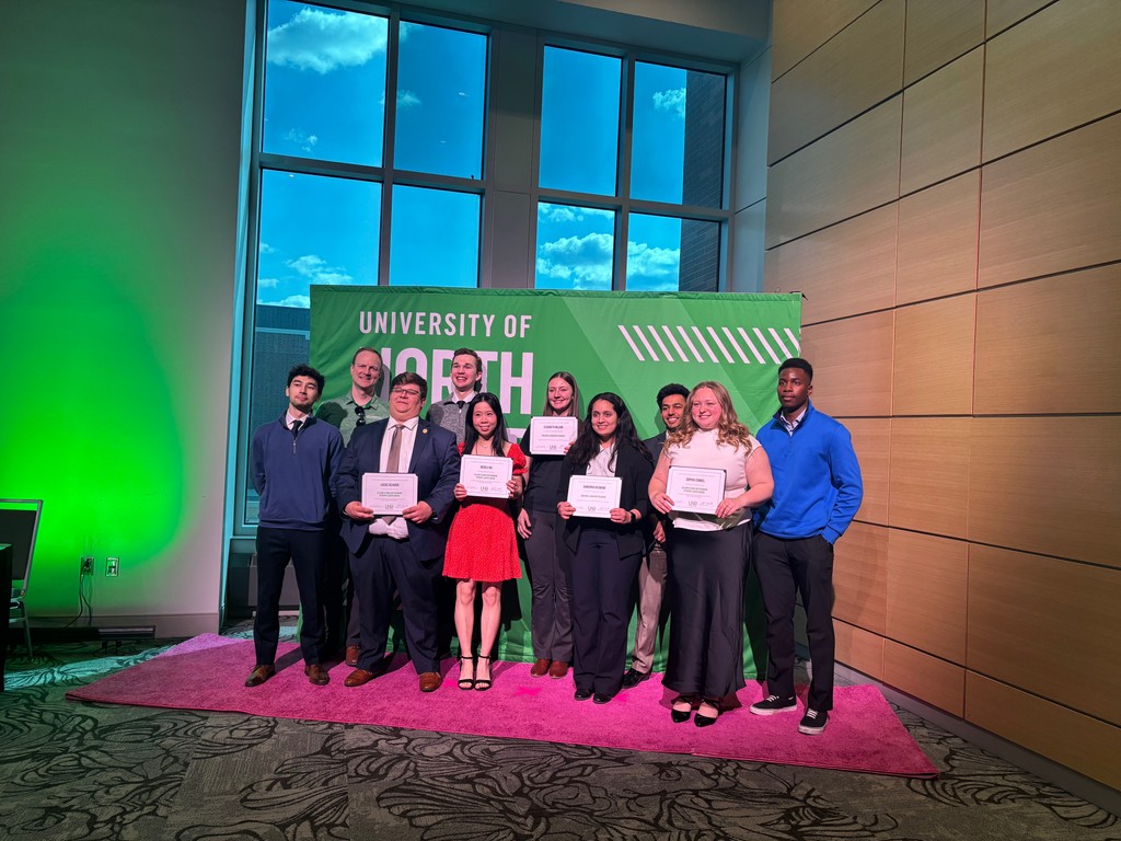 On Friday last week, several of our students were honored with the Lillian Elsinga Outstanding Student Leader Award! 💚🌟

Congratulations to all the award recipients, we are #UNDproud! 🎉