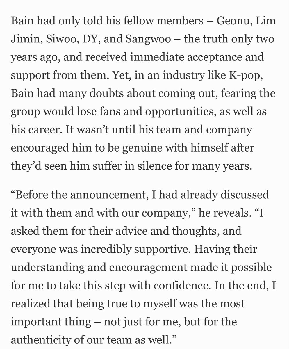 he came out to them two years ago?? 😭😭 oh my heart