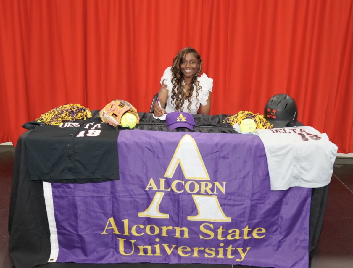 Sophomore Infielder Bre Ruffin signs to play at Alcorn State University‼️