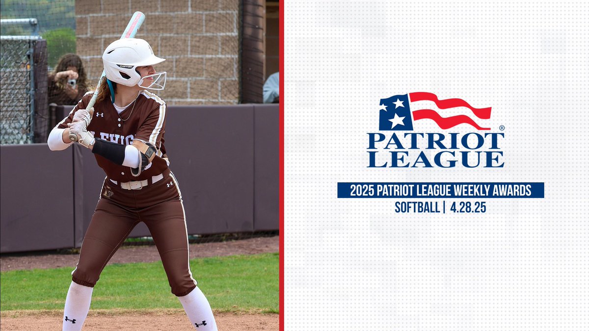 Patriot League Softball Players of the Week Announced (4.28.25)

Army West Point, Colgate and Lehigh each receive a weekly award

📲: bit.ly/4cV5JkH