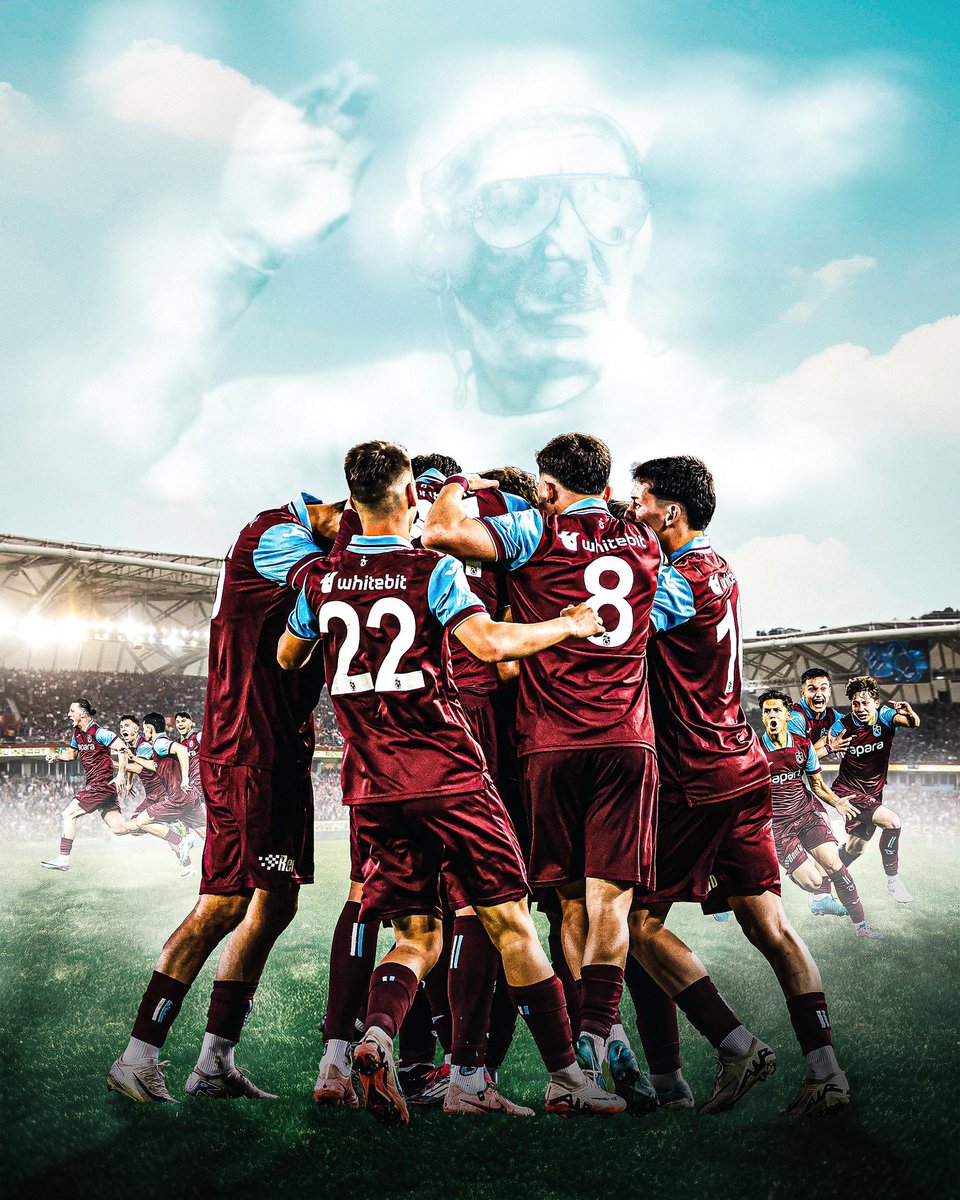 onedio's tweet photo. Trabzonspor:

"Sizler; hayallerin gerçeğe dönüşebileceğini, imkansız gibi görünenin inanç ve emekle mümkün olabileceğini tüm dünyaya gösterdiniz.  

Çocuklara umut, gençlere cesaret, herkese ilham oldunuz." https://t.co/Y1U0hVfttq