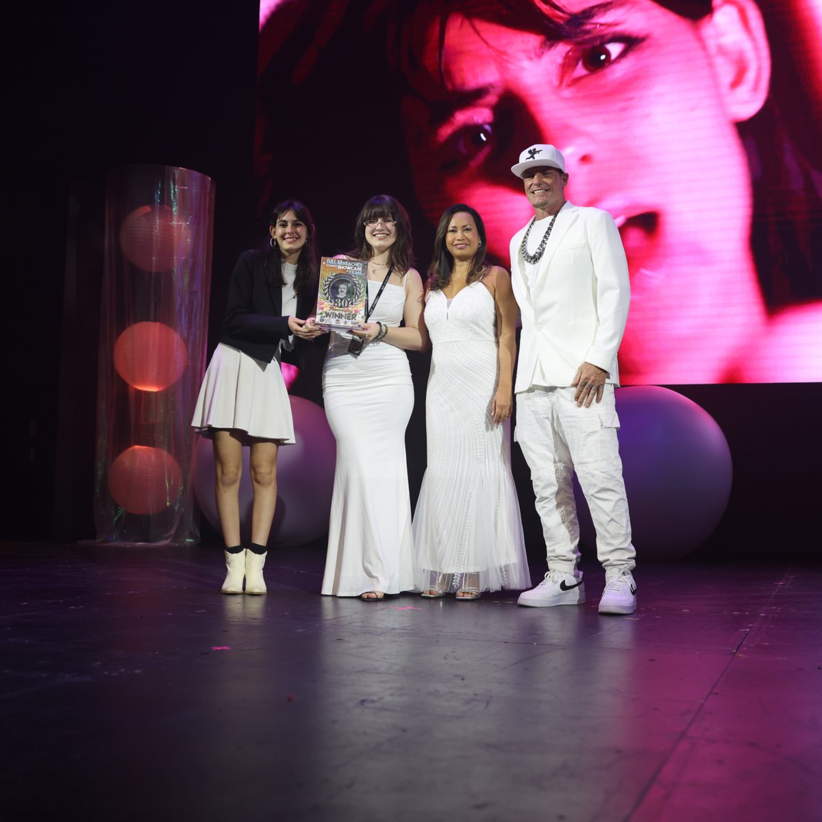 Vanilla Ice has been a friend of The Palm Beaches Student Showcase of Films for many, many years! It's always a pleasure for him to present the Vanilla Ice Music Video award. This year he even sang a few verses of "Ice, Ice Baby"! #ThePalmBeaches #VanillaIce #SSOF