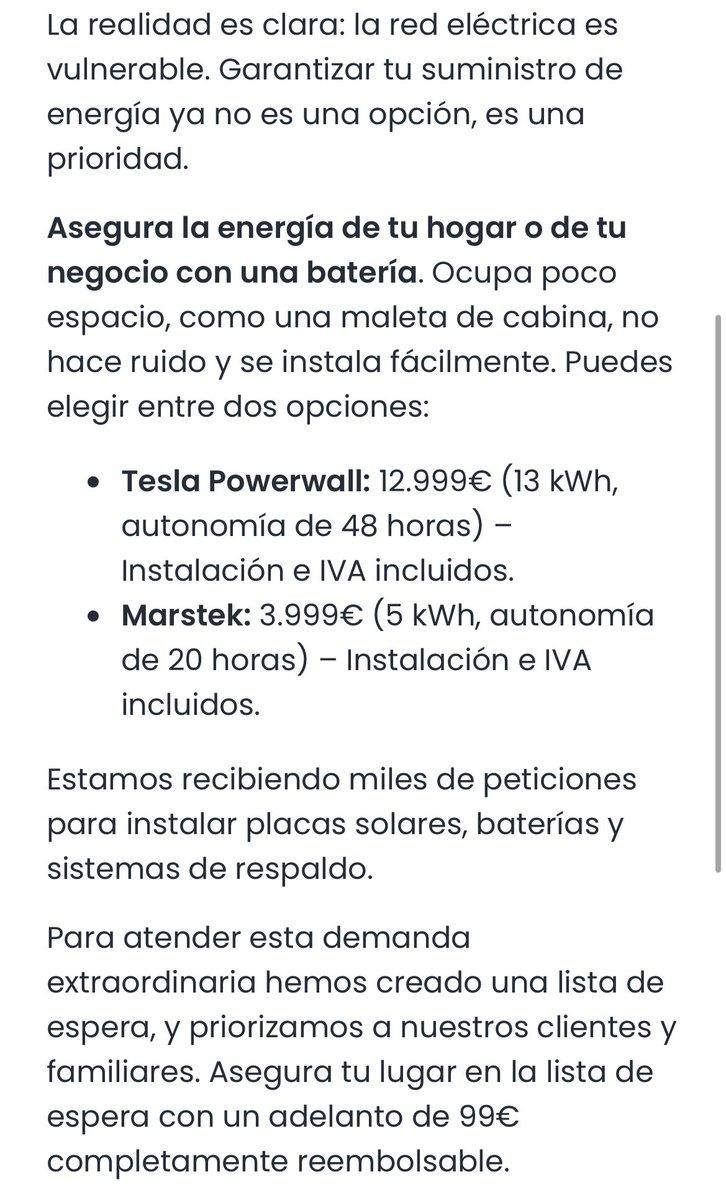 La audacia de no haber recuperado aún el sistema eléctrico y pedir 99€ a la gente por atenderles por atenderles por teléfono jajaja <a href="/HolaLuzcom/">Holaluz</a>