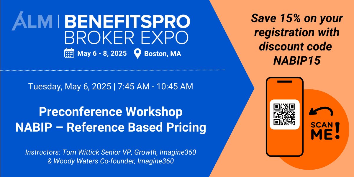 nabipsocial's tweet photo. Join #NABIP at #BenefitsPROBrokerExpo for a can't-miss workshop on #ReferenceBasedPricing — a game-changing strategy for managing healthcare costs. Learn how to guide clients through this model and deliver smarter, more transparent plan solutions.
🔗 https://t.co/bsWRBqzEX3 https://t.co/a9T9gVwNaD