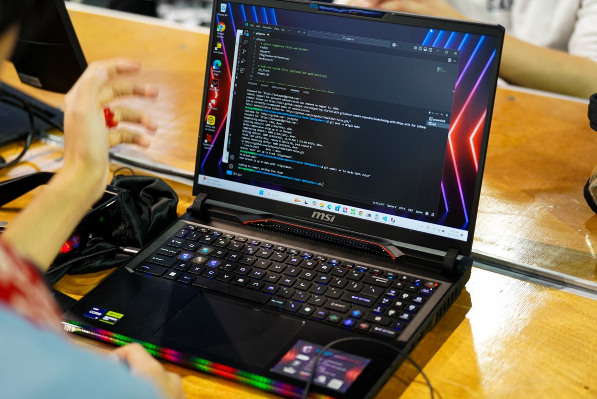 HUGE shoutout to all the incredible students who took on the MSI Challenge at LA Hacks 2025 this year at UCLA! 🐻

Seeing the creativity and passion was truly inspiring! It was also amazing hearing all the great feedback about the MSI Raider GE68 HX gaming laptop!

THANK YOU ALL!