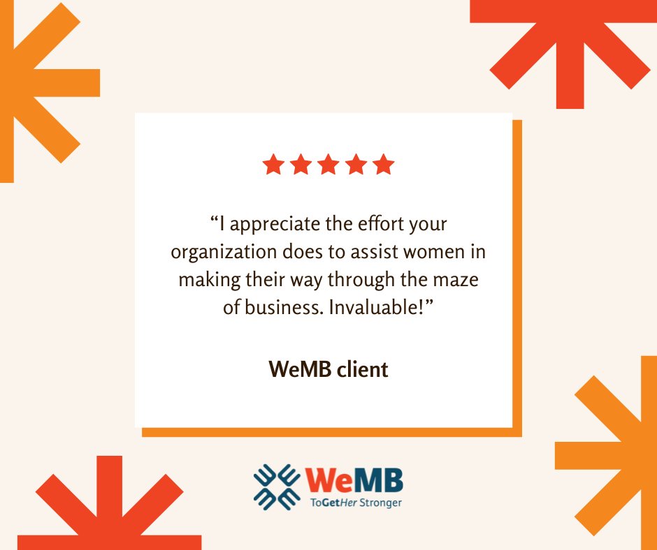We think we're pretty great, but don't just take our word for it!

It's your words of encouragement, participation, and involvement that fuels our passion for lifting up women+ in business in Manitoba 💪