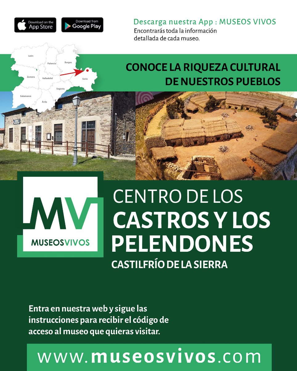 El Centro gira en torno al Castillejo de Castilfrío.
NO TE LO PIERDAS!

#leader #proynerso #soriasentirrural #desarrollorural #redpac #MuseosVivos #ViveSoria