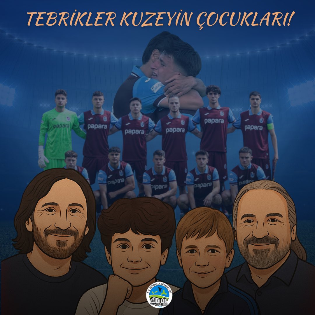 Emeğinize, mücadelenize sağlık çocuklar, sizlerle gurur duyuyoruz! 

Fındıklılı sporcumuz Bican Tibukoğlu’nun da yer aldığı Trabzonspor U19 futbol takımı tarihi bir başarıya imza atarak UEFA Gençlik Ligi’nde 2. oldu. 

Bu tarihi başarı için Kuzeyin Çocuklarını tebrik ediyoruz! 💙