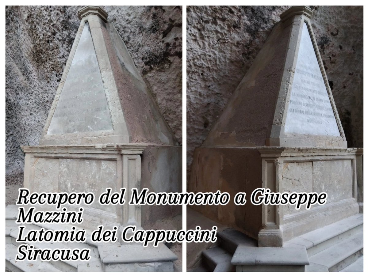 McaLentini's tweet photo. Intervento di recupero dei beni monumentali alla Latomia dei Frati Cappuccini di Siracusa. @ACMorphosis https://t.co/a3hjns8eXn