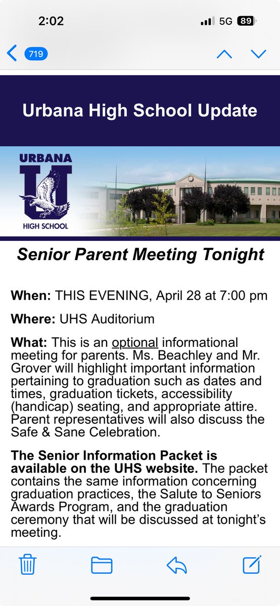 Senior Parent Meeting