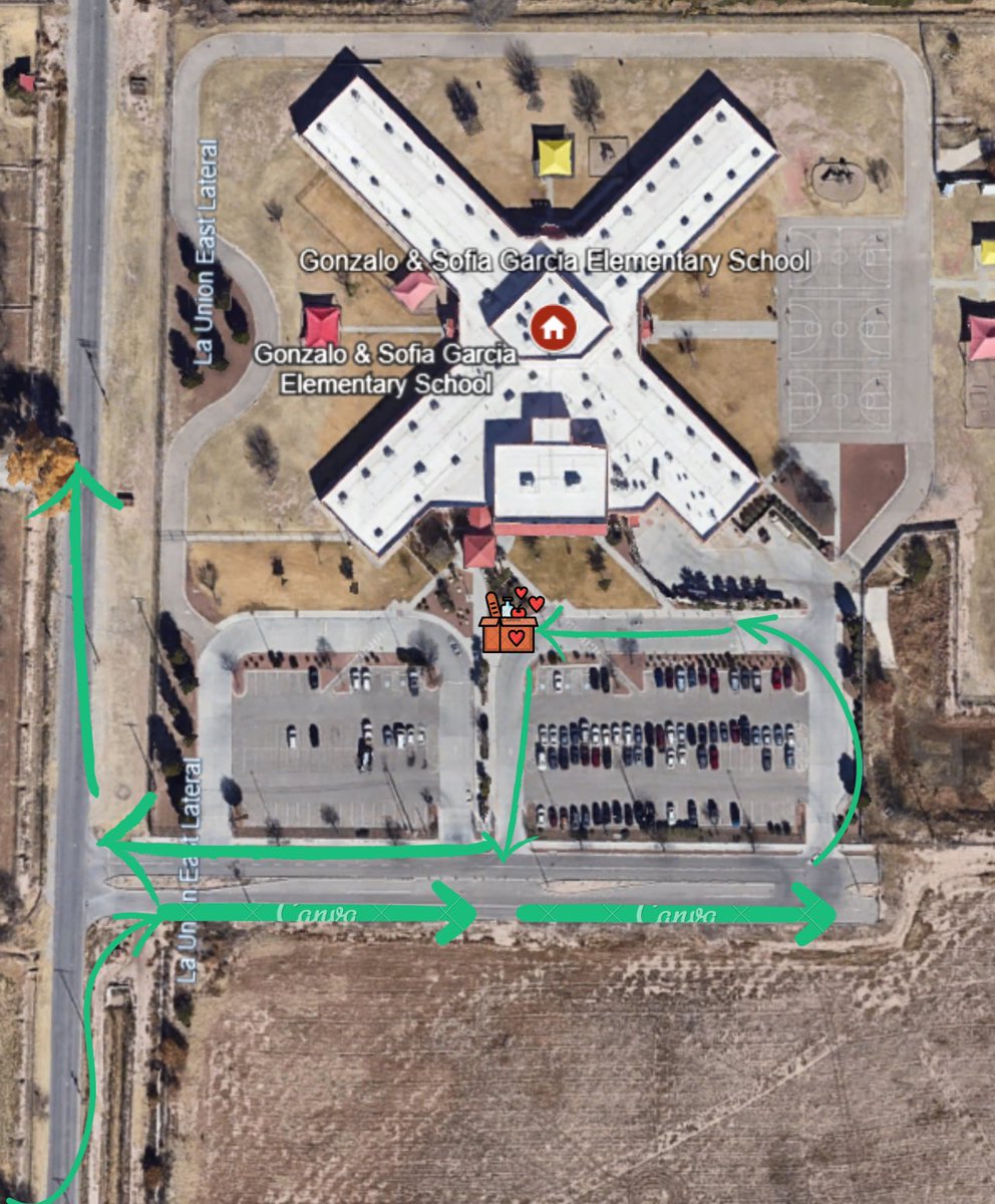 Join us at our next food pantry distribution! 

Meet us at Gonzalo &amp; Sofia Garcia Elementary on Wednesday, April 30 from 9-11! 

Please see the map for directions.