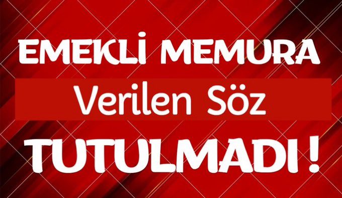 #MemurEmeklisineAdalet