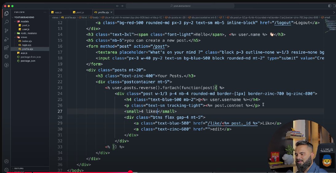 anmolbajpai164's tweet image. Node.js series Day 25  
Mini Project 1  Part  3  
#WebDevDaily #30daysofcode
@harshbhaiyaa @sheryians_