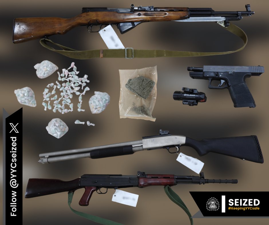 🔵 CHARGES LAID 🔵

We have concluded a 3-month drug trafficking investigation that resulted in the seizure of a large amount of fentanyl as well as 5 firearms.

📍 In January 2025, our District 4 General Investigations Unit began investigating after receiving information from