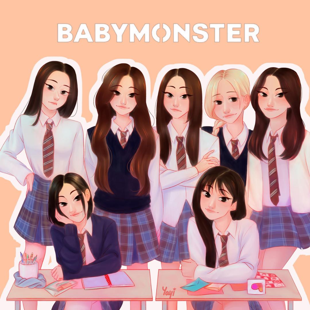 TheBasementOfY1's tweet image. ~♡ BABYMONSTER
@YGBABYMONSTER_ 
@_BABYMONSTER_JP 

#BABYMONSTER #REALLYLIKEYOU #YG #KPOP #BABYMONSTERFANART #FANART