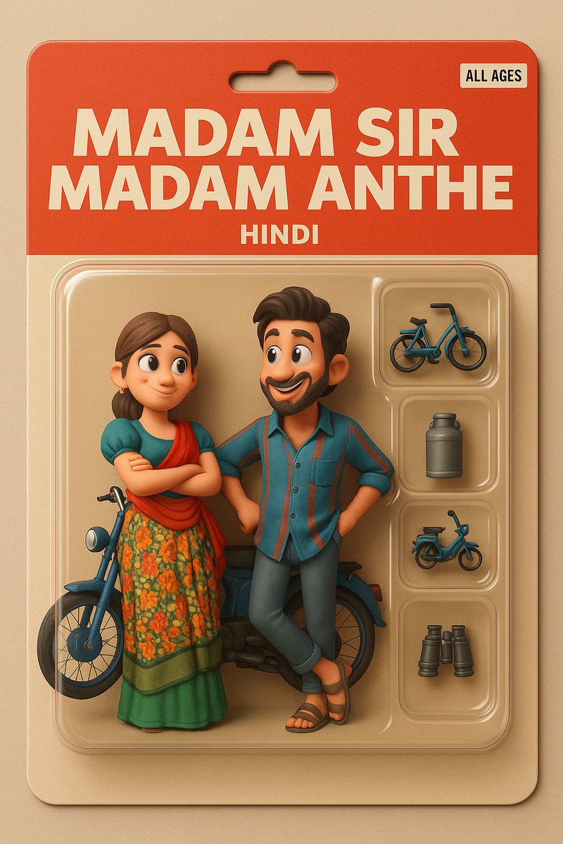 The chartbuster is back — this time in Hindi! 🎶✨
Experience the magic of “Madam Sir Madam Anthe” like never before, now beautifully recreated for Hindi music lovers!
Starring Ramya Pasupuleti and Ankith Koyya, this romantic hit captures the sweet confusion of love in a fresh,