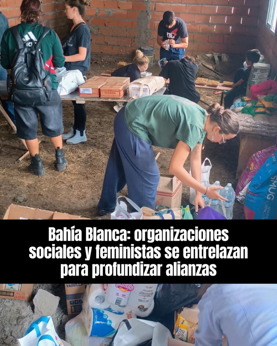 socorrocomarcaa's tweet photo. 📢Redes que se tejen en la urgencia, que sostienen cuando el presente se vuelve tragedia.

En Bahía Blanca, una lluvia devastadora dejó pérdidas, dolor y también una certeza: no es lo mismo estar organizades que no estarlo. https://t.co/1Ue33f6DsA