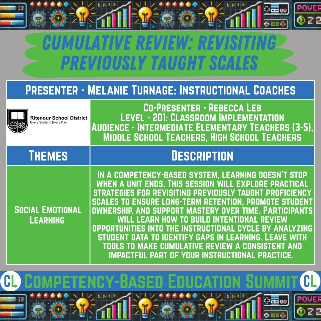 Here is a breakout session for our upcoming "Competency-Based Education Summit" Sign up today!

events.humanitix.com/4th-annual-com…