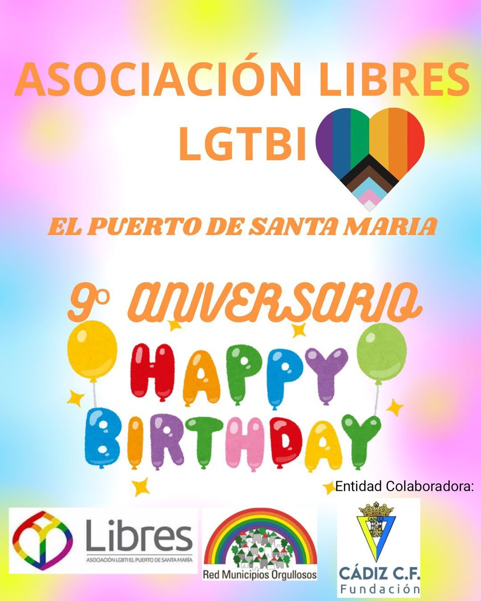 Estamos de aniversario Cumplimos 9 años,Gracias a todos los que lo habeis echo posible de un modo u otro.🎂🎉🎉🎂🥳
