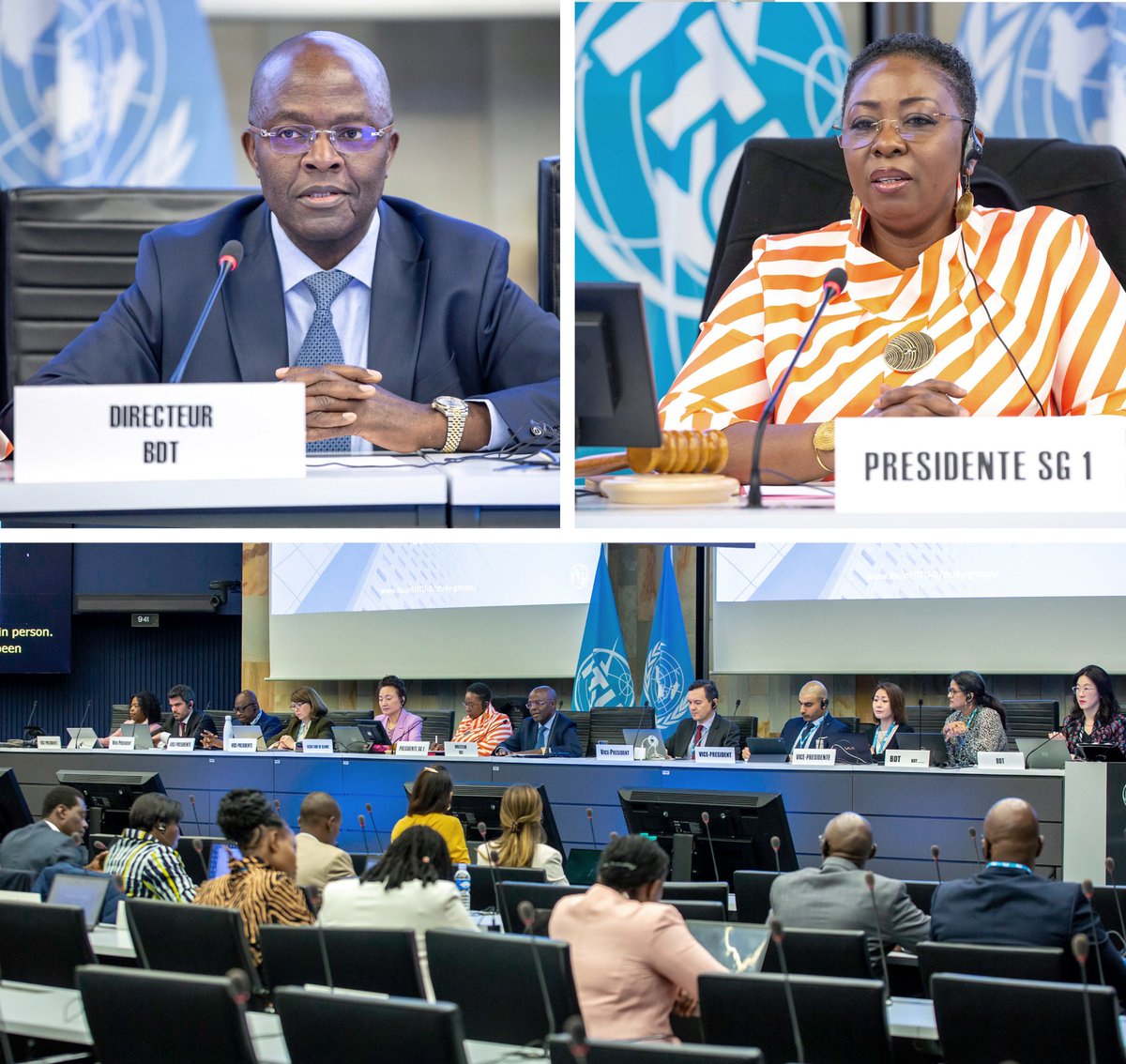 ITUBDTDirector's tweet photo. In Geneva today, delighted to kick off the final ITU-D Study Group 1 mtg for 2022–2025, focusing on our progress &amp; contributions for #ITUTDAG &amp; #ITUWTDC-25. Let’s make the most of our combined expertise to turn meaningful connectivity into reality for all.
https://t.co/RHc0KKkjWT https://t.co/yYV6K1pAqW