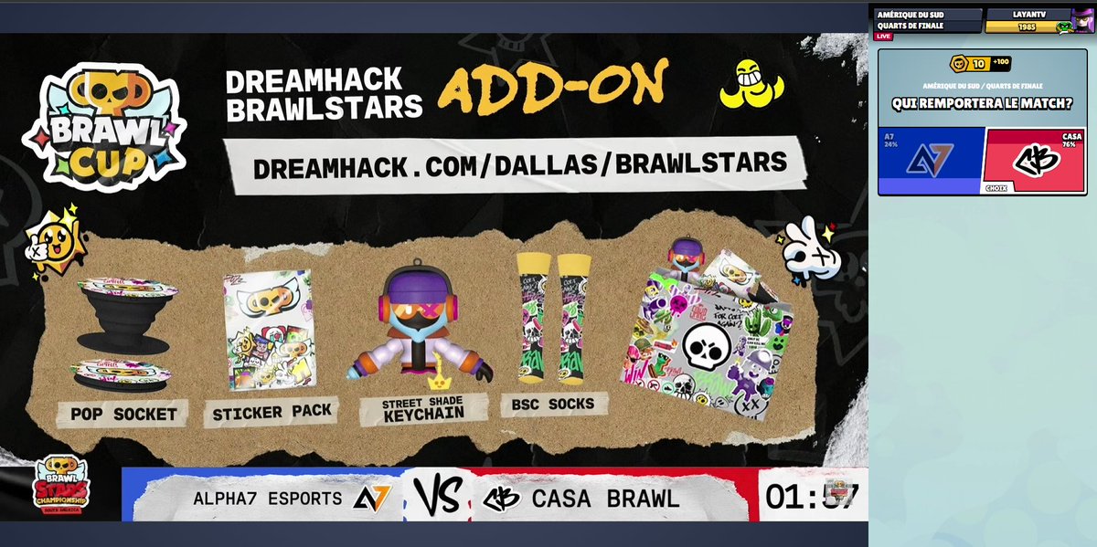 Wouaaah ceux qui vont se rendre à la Dreamhack cette année vont se mettre trop bien niveau merch exclusive ! 🤩