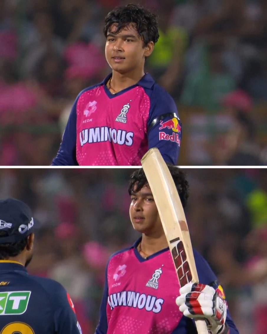 Yashwant_Saroha's tweet photo. IPL के इतिहास में सबसे कम गेंद पर शतक मारने वाला भारतीय बल्लेबाज ||🔥

वैभव सुर्यवंशी एक नयी उम्मीद है भारत देश के लिए, भविष्य में भारतीय टीम के लिए नया कीर्तिमान रचेंगे |

नमस्कार गुरु - 35 गेंद 100 रन , 11 छक्के ,7 चौके❤️❤️
 #vaibhavsuryavanshi #GTvsRR  #RRvsGT  #GTvRR  #RRvGT https://t.co/G8x9kJw3hc