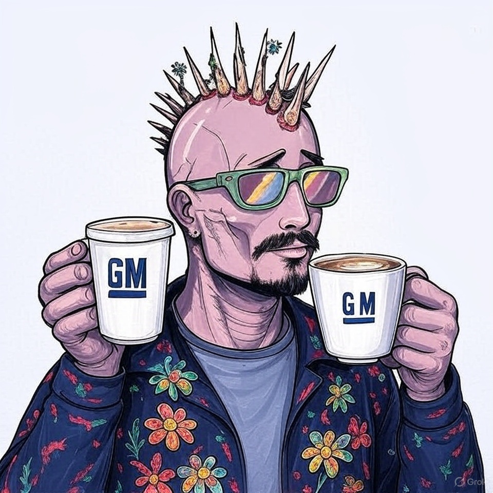 GM 🤙🏽 Aloha Kakahiaka Homies! A little grok this am with double fisting Joe for this Monday morning! 
 
Have a blessed rest of your week! 🌅🌞

<a href="/DeGodsNFT/">DeGods</a> Believe in Something......