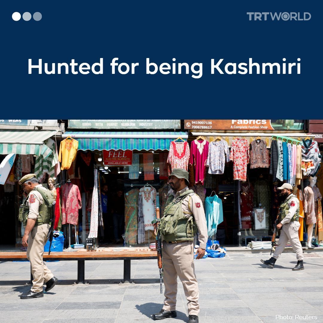 After every terror attack in Kashmir, young Kashmiris across India pay the price, facing harassment, eviction, and violence. 

Their only "crime"? Being Kashmiri
🔗 trt.world/vzdz