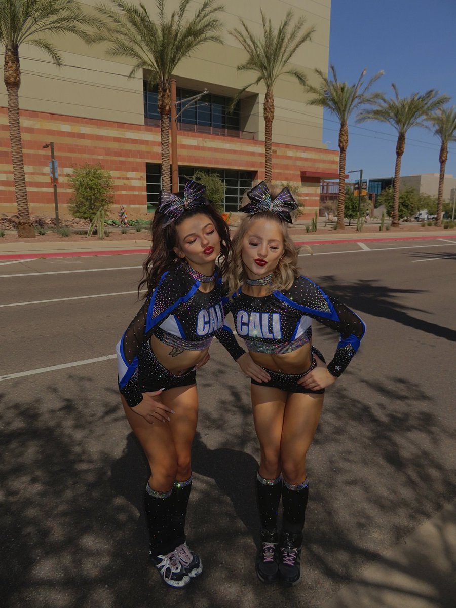 me and my girl did it for vixens 😭❤️ #wedidit #worldchamps #calicoed #rangers #vixens