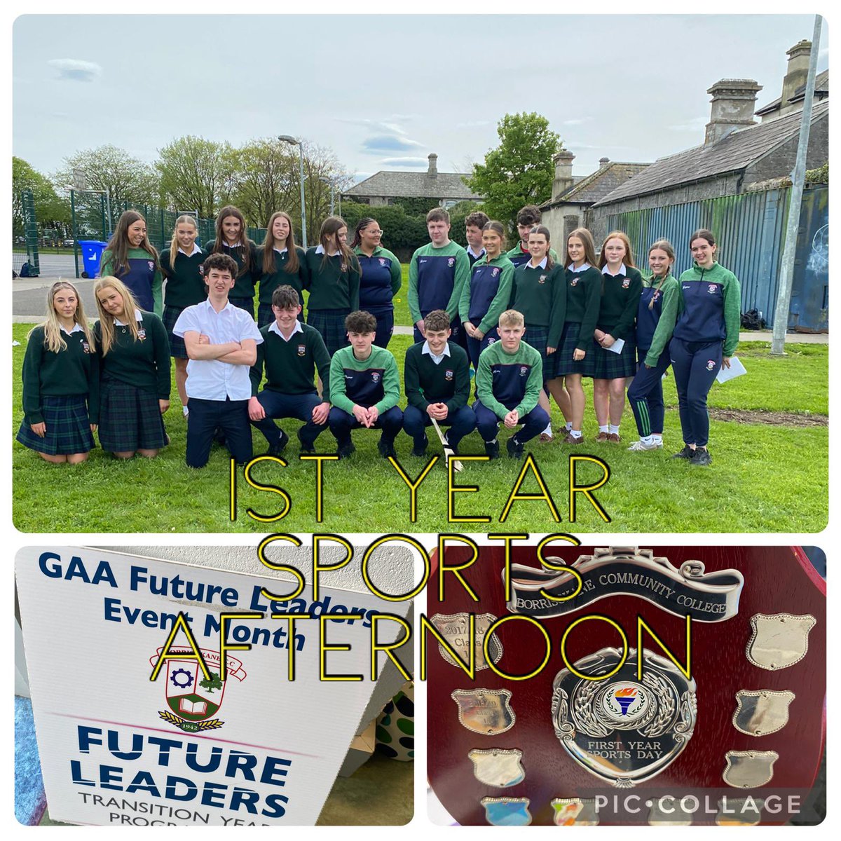 Borrisokane CC (@borrisokanecc) on Twitter photo Well done to TY <a href="/gaafutureleader/">Future Leaders</a> class who ran a very successful Sports Afternoon for all 120 of our 1st years today #Events Month 🏆🏆🥇🥈🥉 Well done to TY <a href="/gaafutureleader/">Future Leaders</a> class who ran a very successful Sports Afternoon for all 120 of our 1st years today #Events Month 🏆🏆🥇🥈🥉