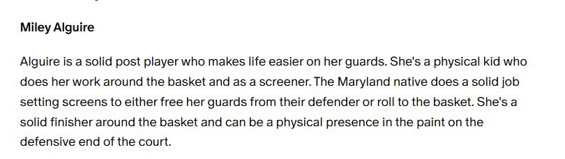 Thank you for the write up <a href="/BradyJ_Peterson/">Brady Peterson🇵🇷</a> 🙏 
<a href="/C0ACH_TA9/">Corin ‘Tiny’ Adams CLC</a> <a href="/olmcwbb/">OLMCWBB</a>
