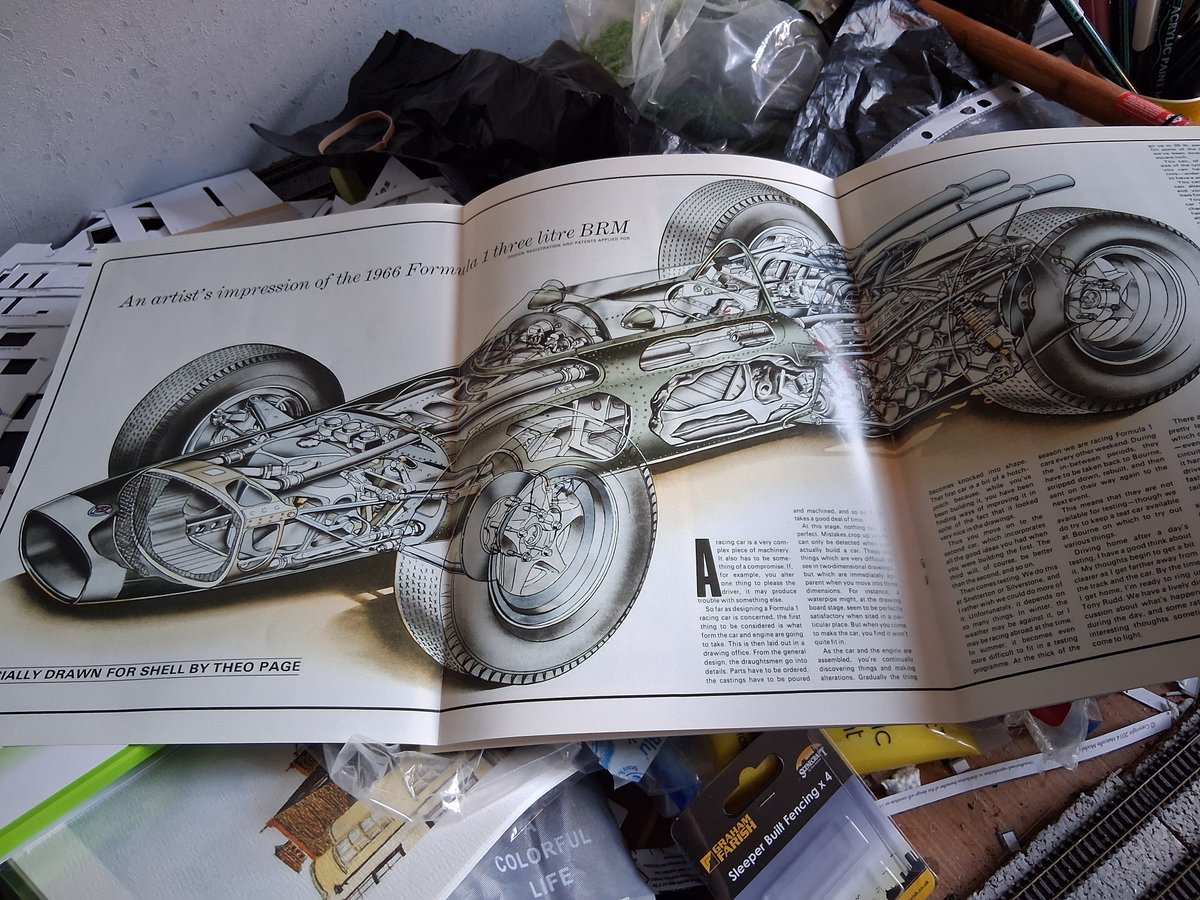 Been rereading my forgotten copy of the Graham Hill Grand Prix book. Some grest pictures (can't go wrong with a Theo Page cutaway drawing), and I did like the anecdote of <a href="/HillF1/">Damon Hill</a> being limited to 30 minutes TV viewing a day.