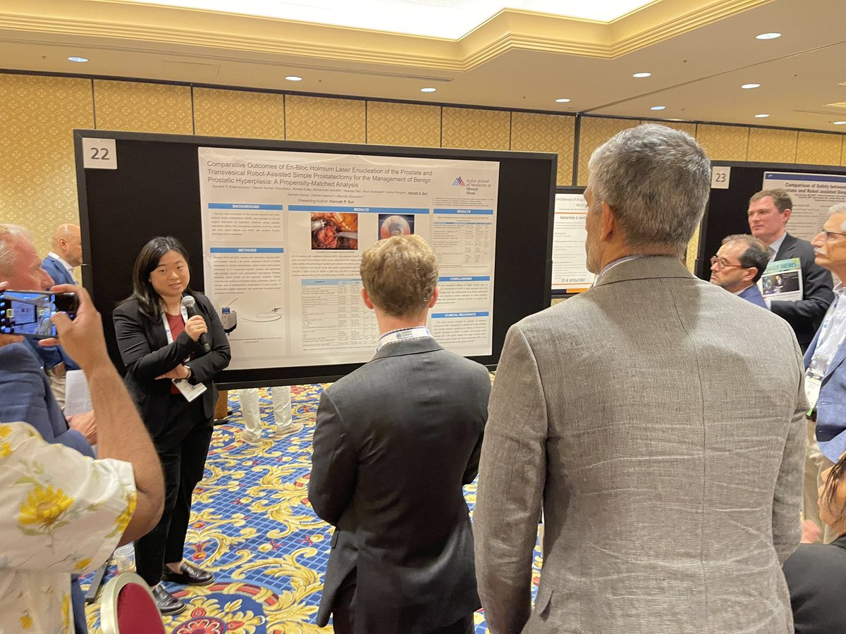 Great session learning from superstars <a href="/nkhanmam/">Narmina Khanmammadova</a> <a href="/UCI_Urology/">UCI Urology</a> and <a href="/sur_hannah/">Hannah Sur</a> <a href="/MountsinaiUro/">Mount Sinai Department of Urology</a> on Holmium laser enucleation of the prostate and on transvesical robot-assisted simple prostatectomy #AUA25