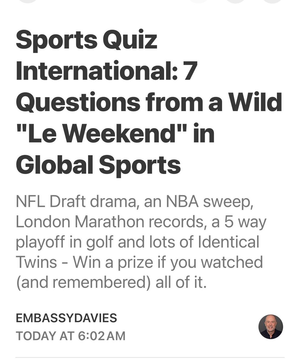 embassydavies's tweet image. Take the quiz. It’s also highly readable. And free. open.substack.com/pub/embassydav…