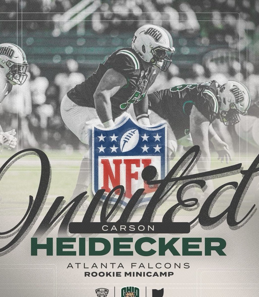 CJ Robertson ~ OC (@coachcrobertson) on Twitter photo So proud of <a href="/HeideckerCarson/">Carson Heidecker</a> you’re gonna do big things down there in the ATL!!
I loved coaching you I know the <a href="/AtlantaFalcons/">Atlanta Falcons</a> are gonna be impressed! All eyes on you soon my guy! So proud of <a href="/HeideckerCarson/">Carson Heidecker</a> you’re gonna do big things down there in the ATL!!
I loved coaching you I know the <a href="/AtlantaFalcons/">Atlanta Falcons</a> are gonna be impressed! All eyes on you soon my guy!